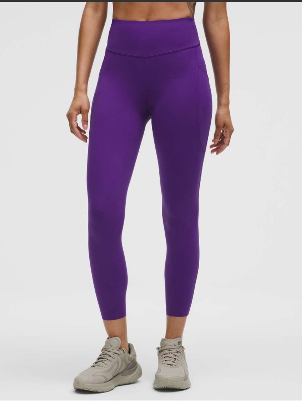 Lululemon Fast and Free High-Rise Tight 25" College Purple Size 6